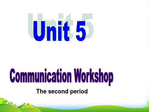 北师大版八年级英语下册Unit 5 Memories Communication Workshop 