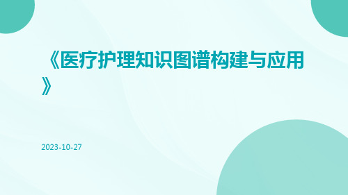 医疗护理知识图谱构建与应用