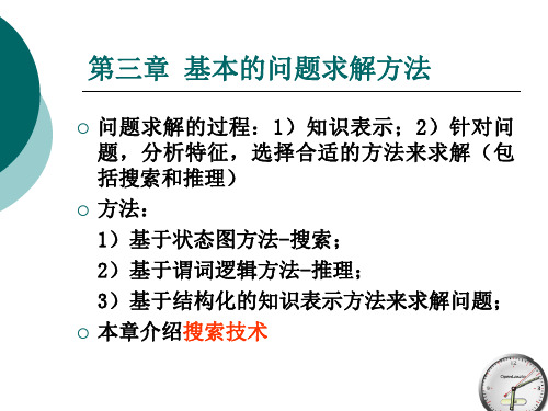 人工智能 第三章 基本的问题求解方法