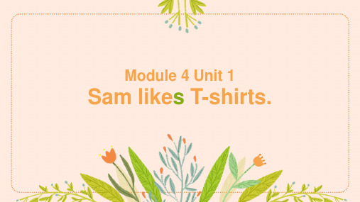 Module4Unit1SamlikesT-shirts(课件)(一起)英语二年级上册(3)