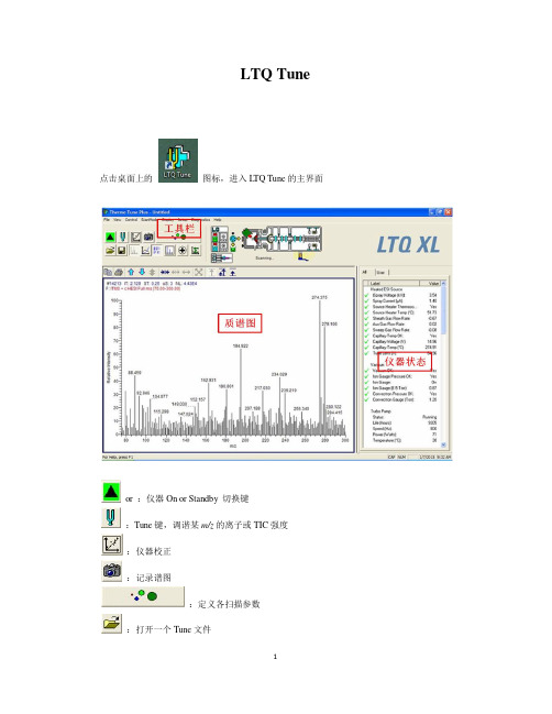 Tune软件操作说明-LTQ Series