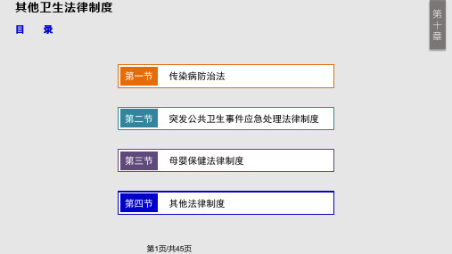 护理伦理与法规其他卫生法律制