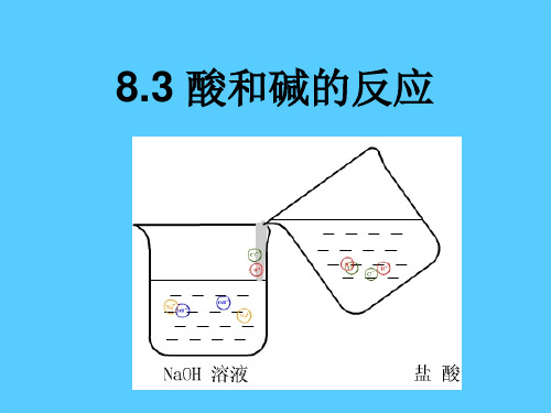 科粤版初中化学九下  8.3  酸和碱的反应  课件 _3PPT