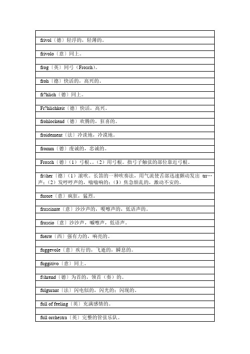 13音乐表演专业技术词汇对照表_A-13