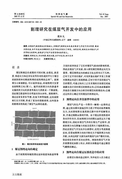 割理研究在煤层气开发中的应用1