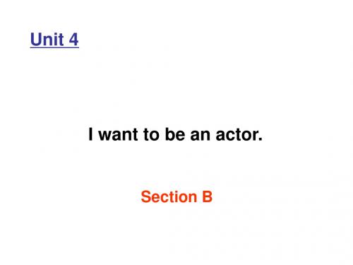 山东专用:人教版英语七年级下Unit 5《I’m watching TV》Section B1课件