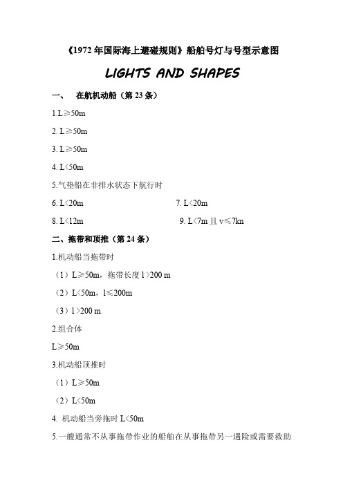 号灯与号型示意图 (2)