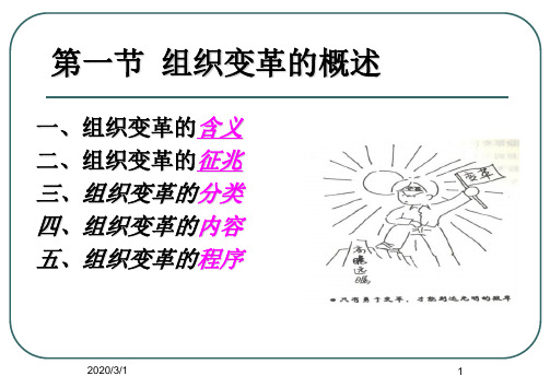 《管理学原理》组织变革