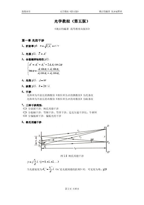 光学复习资料