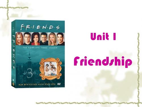 人教新课标英语必修一 Unit 1  Friendship.Listening