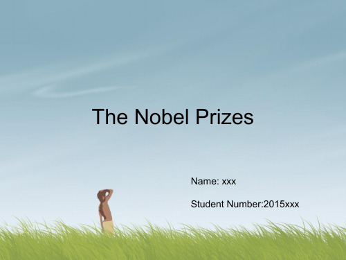 The Nobel Prizes(诺贝尔奖ppt)