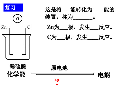 苏教化学必修2专题2第三单元 化学能与电能的转化(共25张PPT)