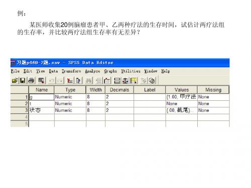 spss-生存分析