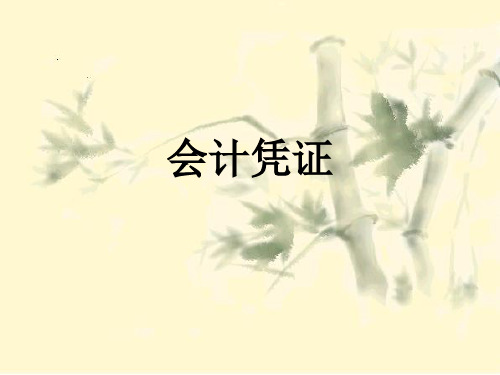 原始凭证ppt