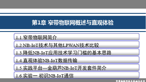 《窄带物联网技术基础与应用》第01章-20200401