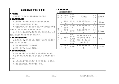 地铁基坑工程监控量测施工