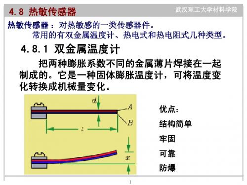 武汉理工测试技术基础4传感器4-8-9-10