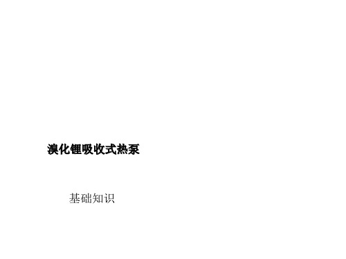 溴化锂吸收式热泵 PPT