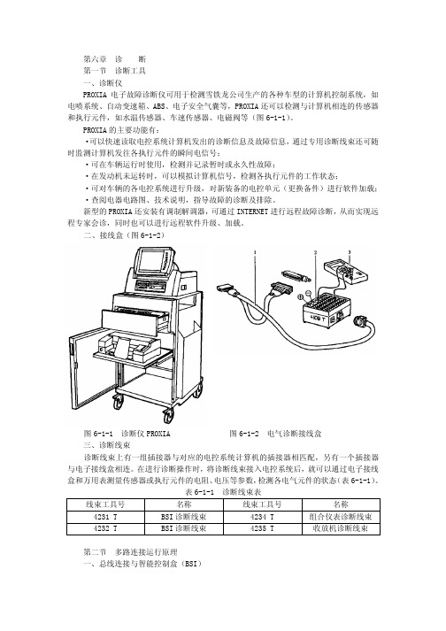 毕加索.爱丽舍诊断工具及BSI多路信息传输系统