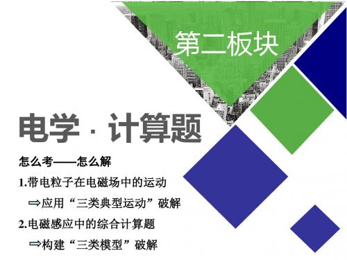 2019高考物理二轮第二部分 第二板块 第1讲 应用“三类典型运动”破解电磁场计算题