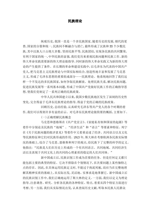 民族理论