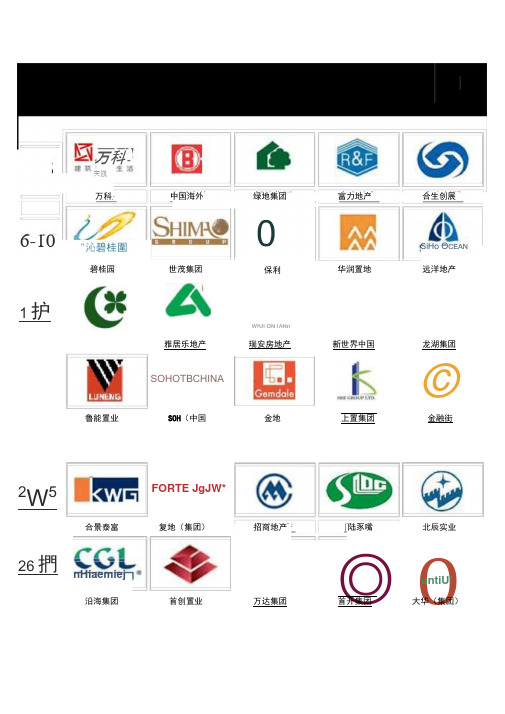 房地产开发企业100强LOGO