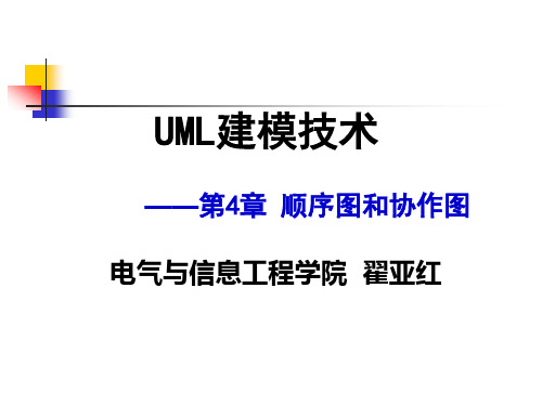 UML顺序图和协作图