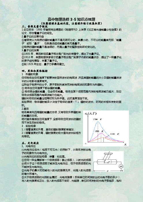 高中物理选修3-5