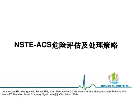 NSTEMI险分层及处理策略