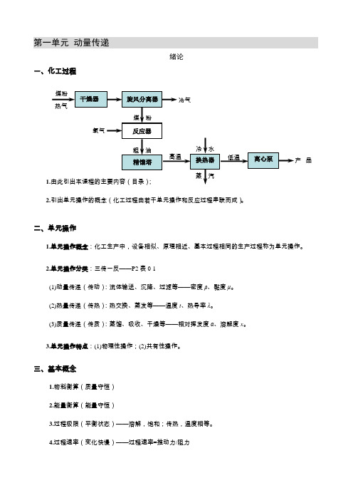 精排版《化工原理》讲稿(全)