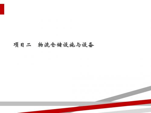 物流仓储设施与设备讲义课件(PPT118页)