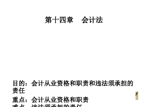 会计法与会计监督PPT(25张)