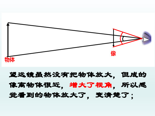 八年级物理上册  第五章透镜及其应用第5节显微镜和望远镜课件2_1-5