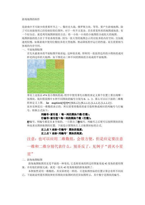 游戏地图制作