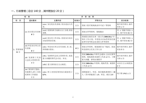 江苏省三级综合医院评审及基本现代化医院考评细则(镇江)