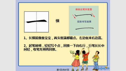 小学一年级硬笔书法入门PPT课件