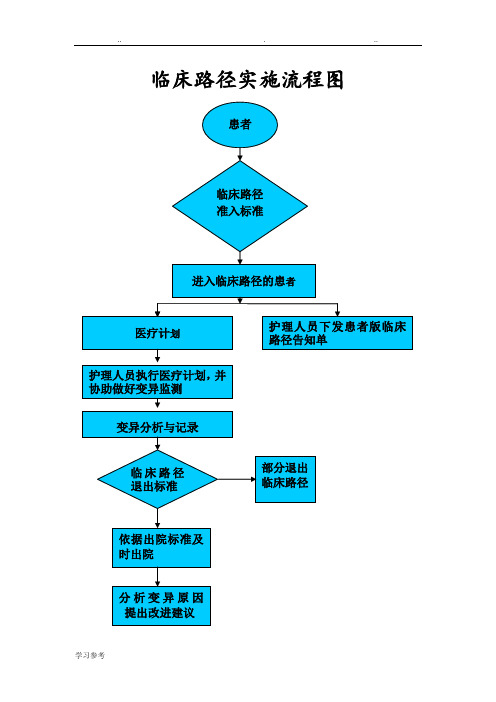 临床路径实施流程与流程图