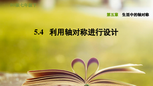 北师版七年级数学下册第五章《生活中的轴对称》5.4利用轴对称进行设计