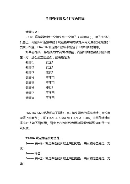 全图教你做RJ45接头网线