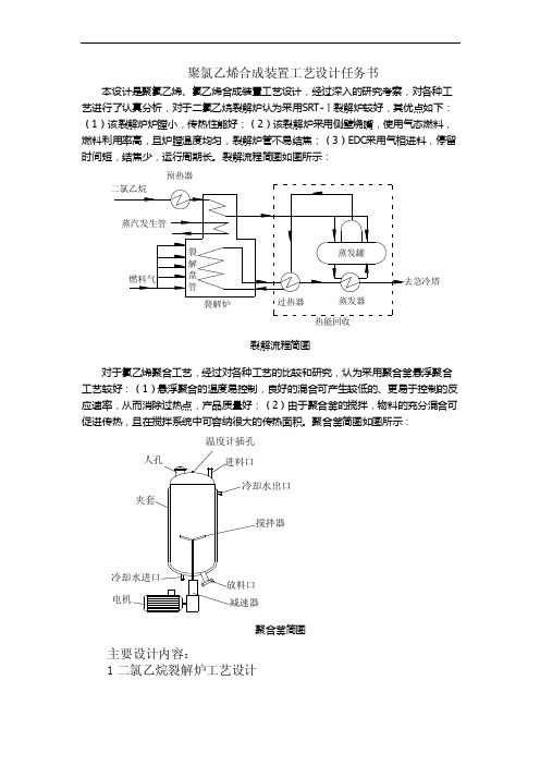 聚氯乙烯合成装置工艺设计任务书