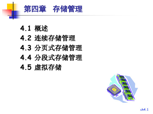 CH 04 存储管理 操作系统.ppt