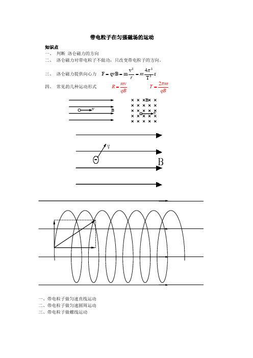 3.6 带电粒子在匀强磁场中的运动