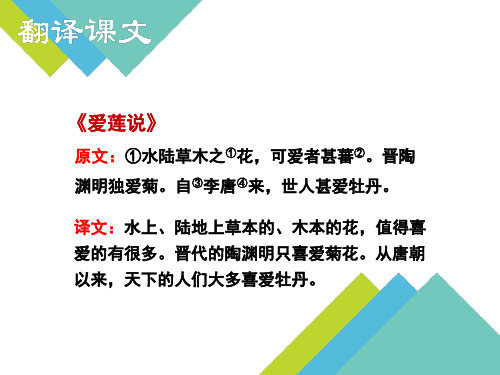 七年级下册16课短文两篇爱莲说新教材优秀教案何老师