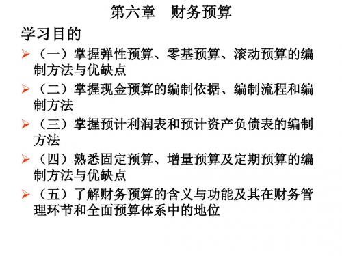 财务预算体系介绍(PPT 55页)