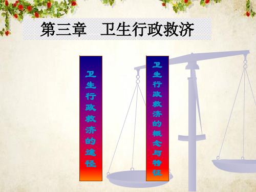 卫生行政救济法律法规(ppt 33页)