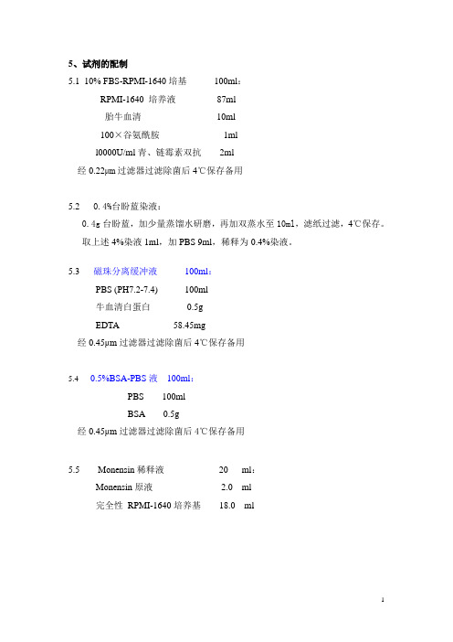 TH2-TH17细胞分化预实验总结2014.12.4