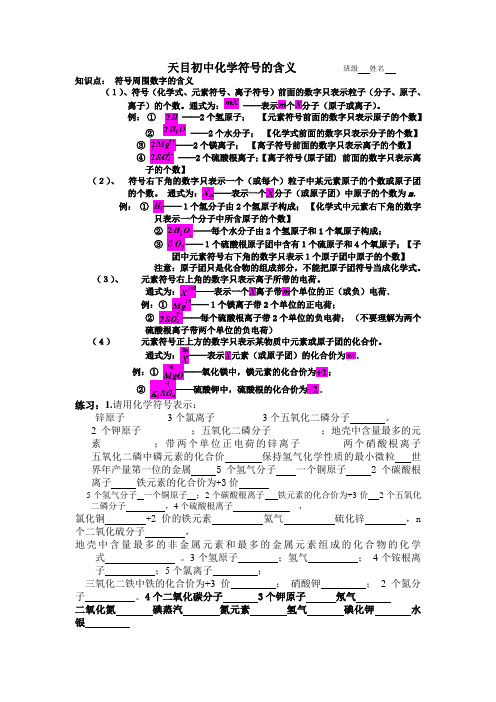 符号以及周围数字的含义