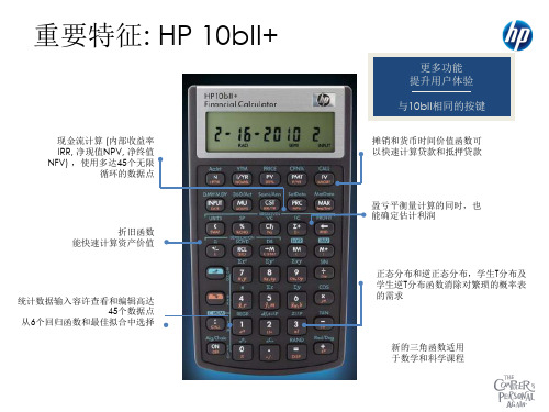 bII惠普金融计算器简介