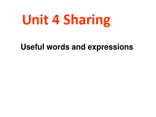 高中英语 人教选修七unit 4 useful words and expressions(共23张ppt)