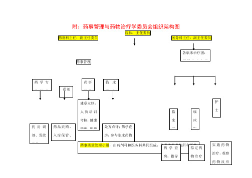 药事管理组织机构图